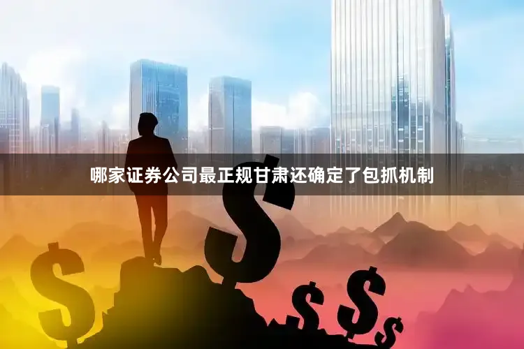 哪家证券公司最正规甘肃还确定了包抓机制