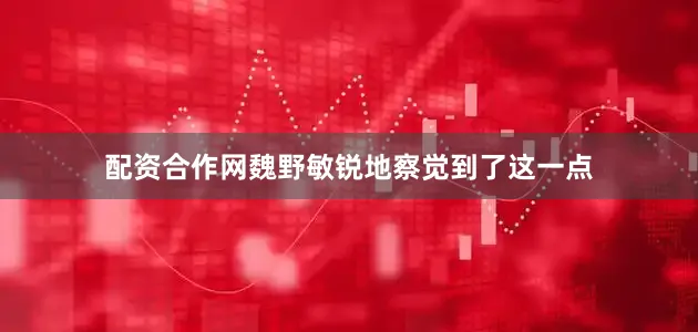 配资合作网魏野敏锐地察觉到了这一点